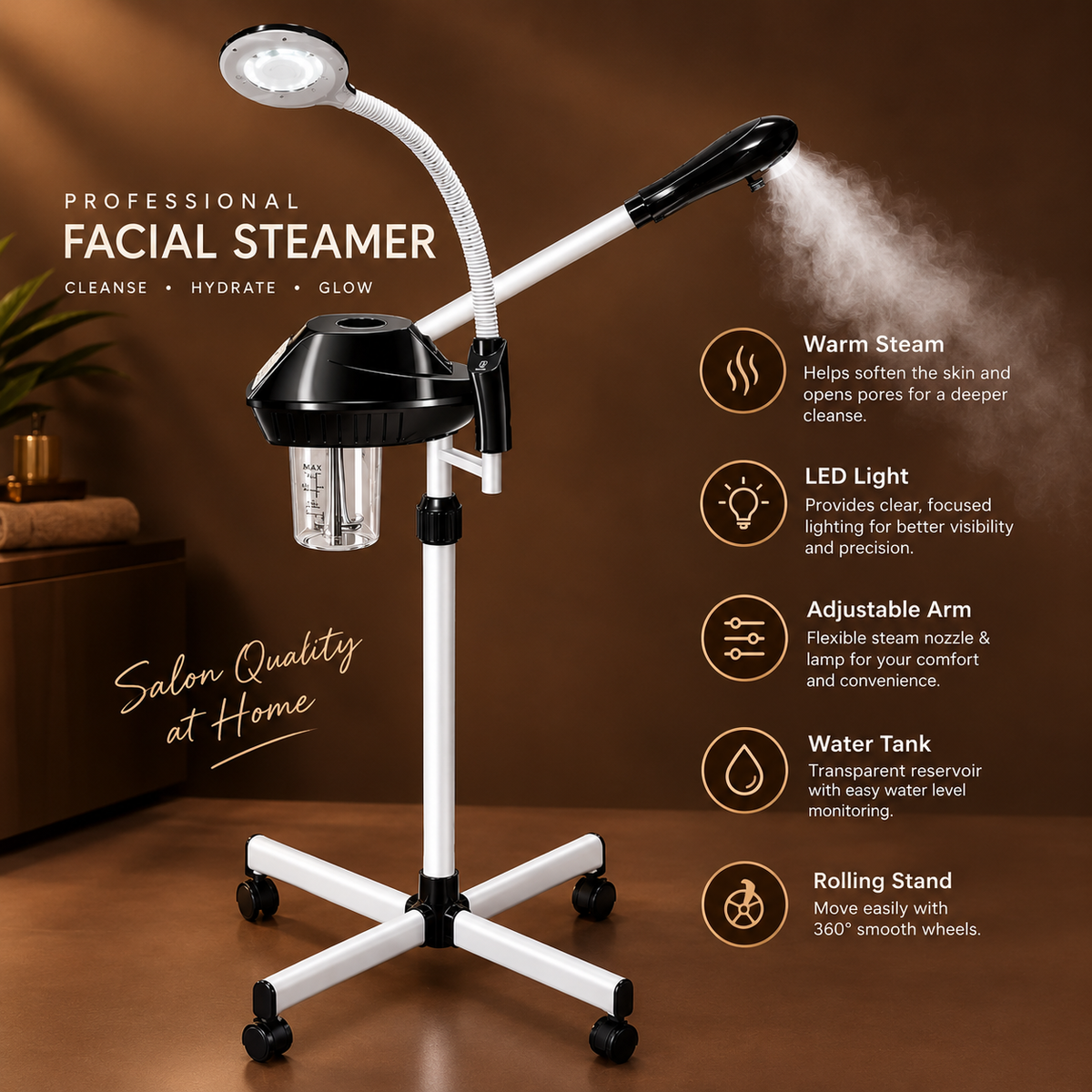 Takeashine Professional Facial Steamer