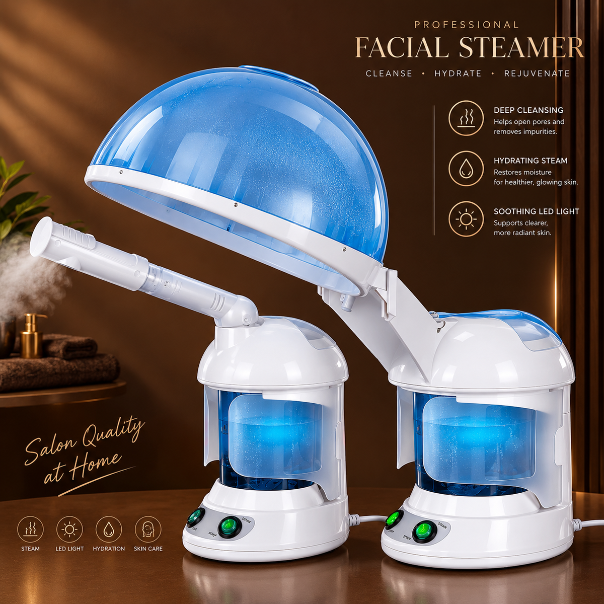 Nova Hair Steamer & UV Ozone Facial Steamer