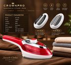 CrownPro-Portable Fabric Steamer & Iron