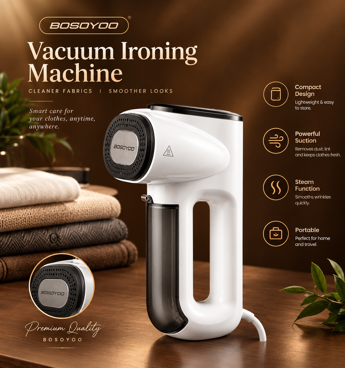 Portable Wrinkle Remover Steamer
