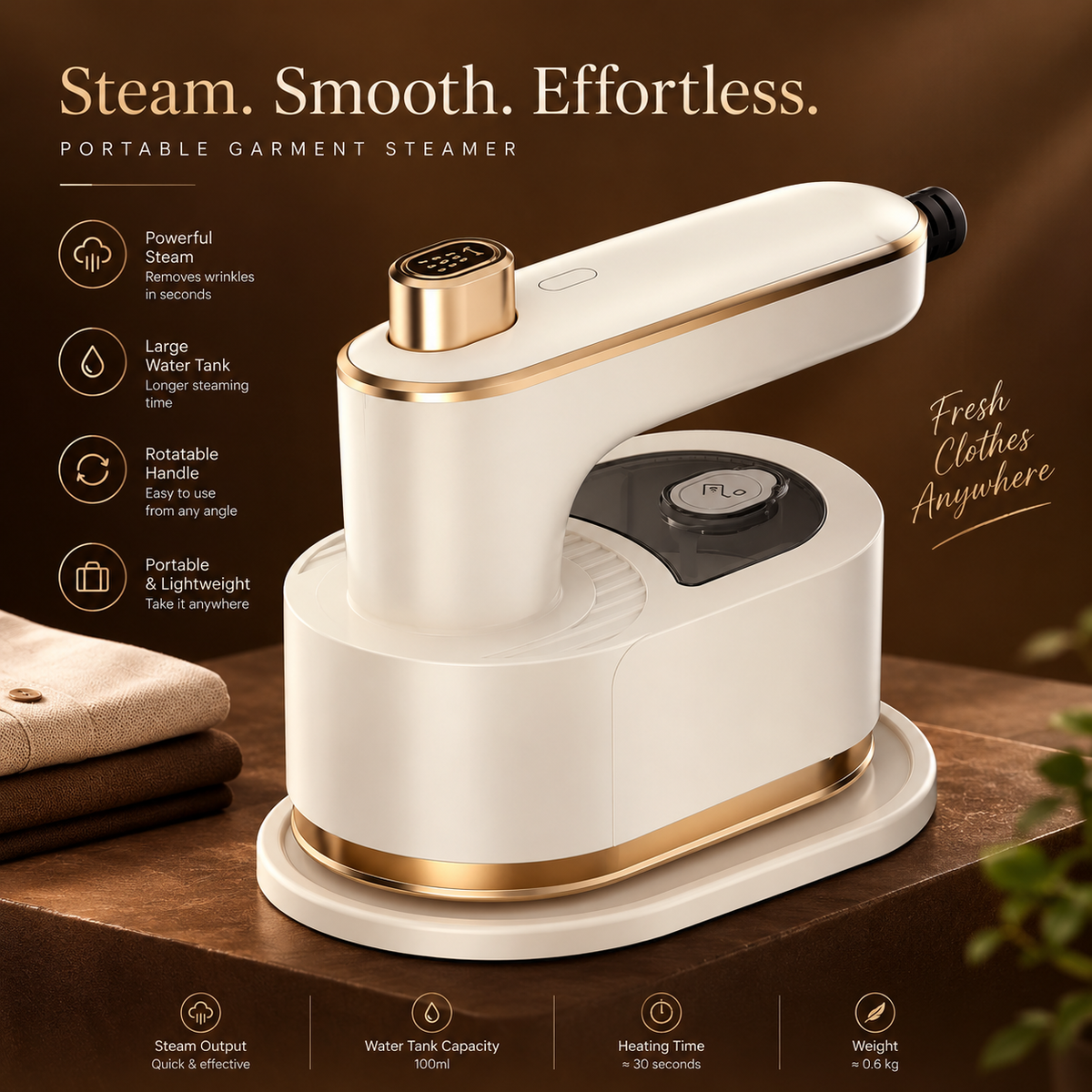 SwiftSteam Handheld Clothes Steamer
